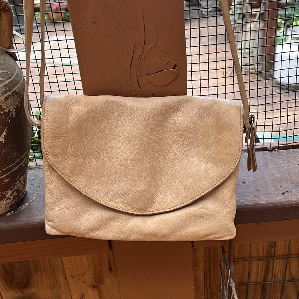 Classic Cream Crossbody Shoulder Bag